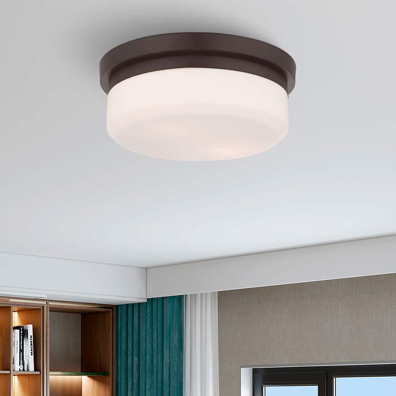 Jackdots Stratus 11" Bronze Ceiling Light